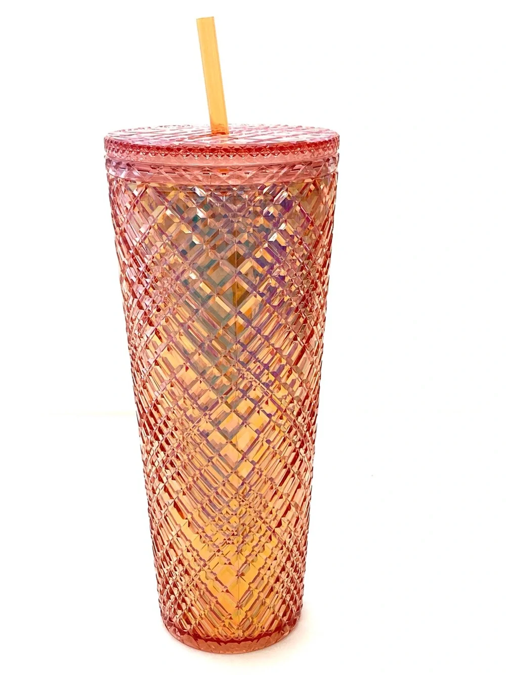 Starbucks 2021 Winter Holiday Rose Gold Jeweled Venti Tumbler